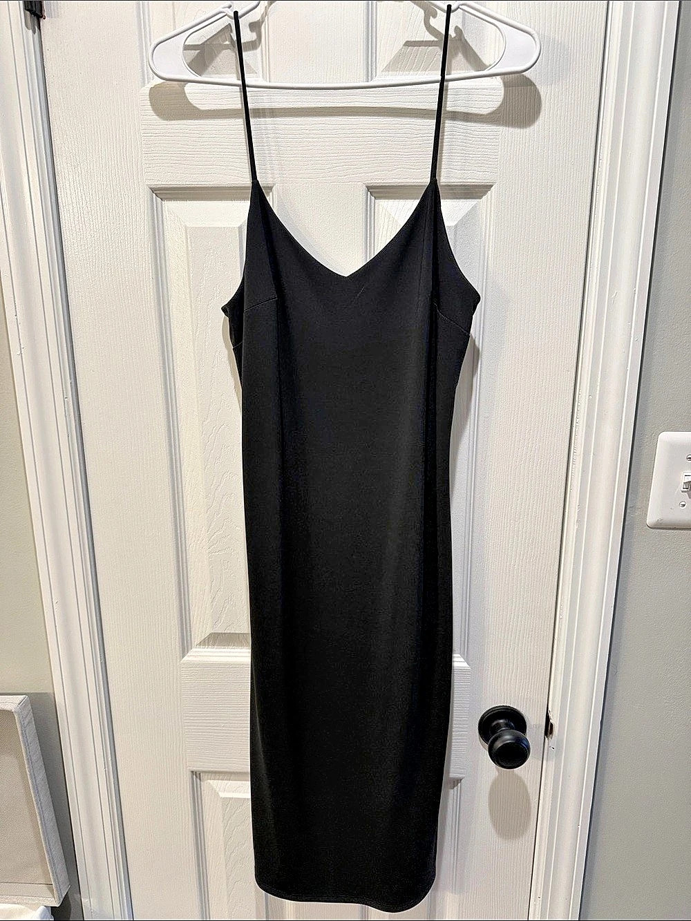 Black Maxi Slip Dress Like New